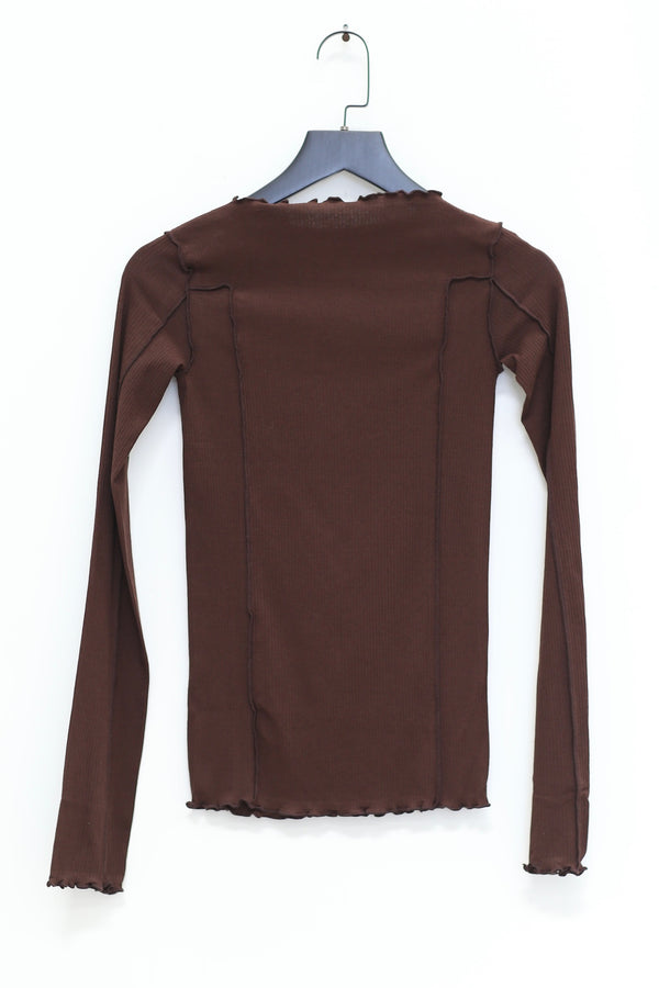 BASERANGE Long Sleeve T-Shirt TTML Collection Ribbed Cotton Portugal BAS-TACTILE TTML-RB-SP24-TACTILE TTML